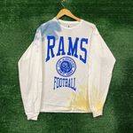 NFL Frnachise NFC West Los Angeles Rams Tie Dye LS Tee M Photo 0