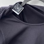 Nike  Studio Yoga Training Tie Front V Back Short Sleeve Top - Black - S Photo 8