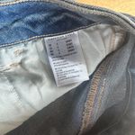 American Eagle Two Tone Super Stretch Hi-Rise Jegging Crop Raw Hem Jeans Size 4 Photo 5