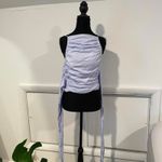 Free People  light blue top with wrap ties, size medium Photo 4