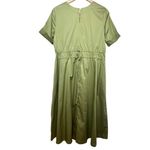 Harshman Alder Midi Dress in Sage Green Sz. S Photo 4