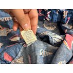 Print Fresh Womens Shoreline Dress Pintuck Beachcomber XL Blue Ruffle Hem‎ Photo 4