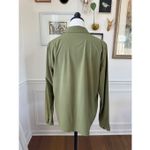 Zuda Ivy Moss Green Covered Button Shirt M Size M Photo 2