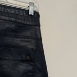 Flog Shely Navy Blue Faux Snake Skin Print Slim Leg Pants Size 24 Photo 4