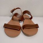 Ancient Greek Sandals Clio Brown Leather Sandals Size 36 US 6 VGUC Photo 2