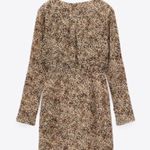 ZARA  brown printed dress Photo 5