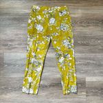 Elevenses Anthropologie  Chartreuse Mindaro cropped pants Photo 3