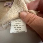 VRG GRL Halter Top Knit Sweater Vest Button Front Sleeveless XS Tan Photo 4