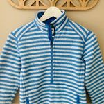 Patagonia  Quarter Zip Striped Sweater Blue Sz XS Photo 1