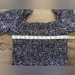 Maje  Womens Rappa Floral Print Smocked Dress size medium Photo 7