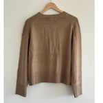 Everlane The Boxy Sweater in Everyday Cotton in Dark Heathered Camel Size Medium Photo 9