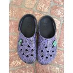 Crocs Classic Clog Haunted Mansion Purple Black Women's Size 12 Men's Size 10 Photo 1