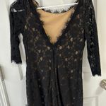 Lush Clothing Black Lace Dress Photo 1