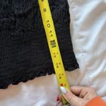 H&M  Divided Womens Size Small Scrunched Casual Black Tank Crop Top Summer Beach Photo 2