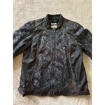 Harley Davidson Women's Motorcycle Jacket Riding Gear Black Patterned Size L Size L Photo 1
