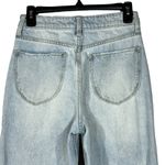 PTCL Ethical Clothing SZ 26 Wide Leg Jeans Light Wash Distressed Hi Photo 4