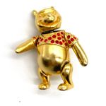 Disney Vintage Winnie The Pooh Bear Brooch Photo 0