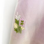 Anna Piaa Whimsical Fairycore Y2K 100% Silk Floral Embroidered Slip Dress 8 Purple Photo 7