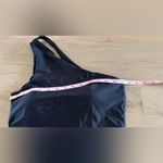 Summersalt The Ruched Sidestroke one shoulder one piece swimsuit black size 8 Photo 5