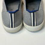 Rothy's Rothy’s The Sneaker Slip On Shoes Womens Size 8 Blue/White Comfort Casual Photo 5