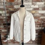 OAT New York Cream Jean and Fleece Jacket Size S Photo 0