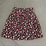 Kate Spade  Black Mini Casa Flora Skirt NWT Size 00 Photo 4