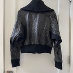 Vince  Cropped 100% Leather Bomber Moto Biker Jacket MRSP $995 Size M Photo 4
