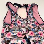 Vigoss  Floral Striped One Piece Swimsuit Size 14 Photo 4