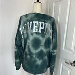 PINK - Victoria's Secret Love‎ Pink Victoria Secrets Green Tie-Dye Sweatshirt with Logo Photo 5