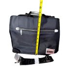 Versace Fragrance Tote Bag Black & Silver Key Logo Strap NWOT Photo 12