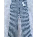 ZARA NWT Striped Crop Jeans Photo 1