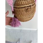 Cleobella  Vicente Basket Bag Pink Photo 4