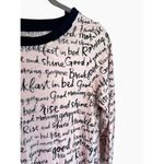 Kate Spade  Sleep Shirt Womens Large Pink & Black Dream A Little Dream Nightgown Photo 2