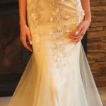 Jovani 05839 gold Beige Embellished Gown prom 4 Photo 4
