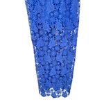 Taylor Periwinkle Blue Maxi Lace Dress With Corset Lace Up Back size 16 NWT Photo 5