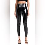 Spanx  Faux Patent Leather Leggings in the color Classic Black Photo 5