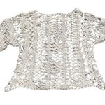 Elegant White Women's Crochet Blouse Size undefined Photo 9