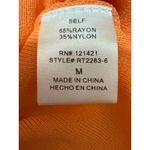 Rowen Women's Orange Sleeveless Halter Activewear Workout Yoga Tank Top Size M Size M Photo 3