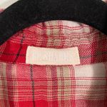 CP Shades  Red Plaid Long Sleeve Cotton Button Up Pocket Flannel Shirt Size M Photo 3