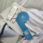 Cupshe Women's Knotted Color Block One Piece Swimsuit Small White Peach Navy NWT Photo 13