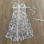 Anthropologie Plenty dresses by Tracy Reese Floral Midi Dress Size 4 Pleated Green Photo 7