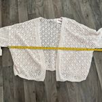 Jessica Simpson  crochet knit beige cardigan Photo 1