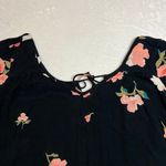 Billabong  Distant Highway Blouse Top Size Small Lightweight Floral Print Photo 4