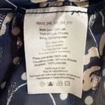 RIXO Cheryl 100% Silk Floral Puff Sleeve Ruffle Trim Tiered Midi Dress Small Blue Photo 6