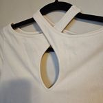 Skin Dress Indira Mini Bone White Neutral Casual Bridal Cocktail Keyhole Size XS Photo 2