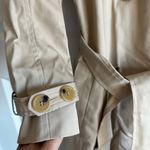 Sandro Victory Plaid Back Cotton Trench Coat Size 6- NWT Photo 7