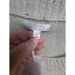 LC Lauren Conrad NWT  Women Ruffle Shoulder Prancer Sparkle Sequin Sweater Size M Photo 4