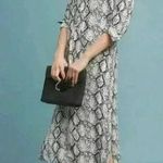Anthropologie Bl-nk London Imanio Snake-Printed Shirtdress Size XS NWT $168 Photo 0
