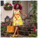 Modcloth NWT Biking Through Brussels Yellow Dress Photo 9