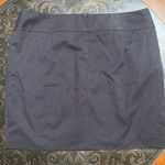 Gap Stretch Pleated Black Stripped Mini-Skirt Photo 2